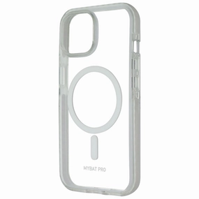 MyBat Pro Vivid Series Case for MagSafe for Apple iPhone 15 - Clear/White Flexible Comfort Matte Pattern