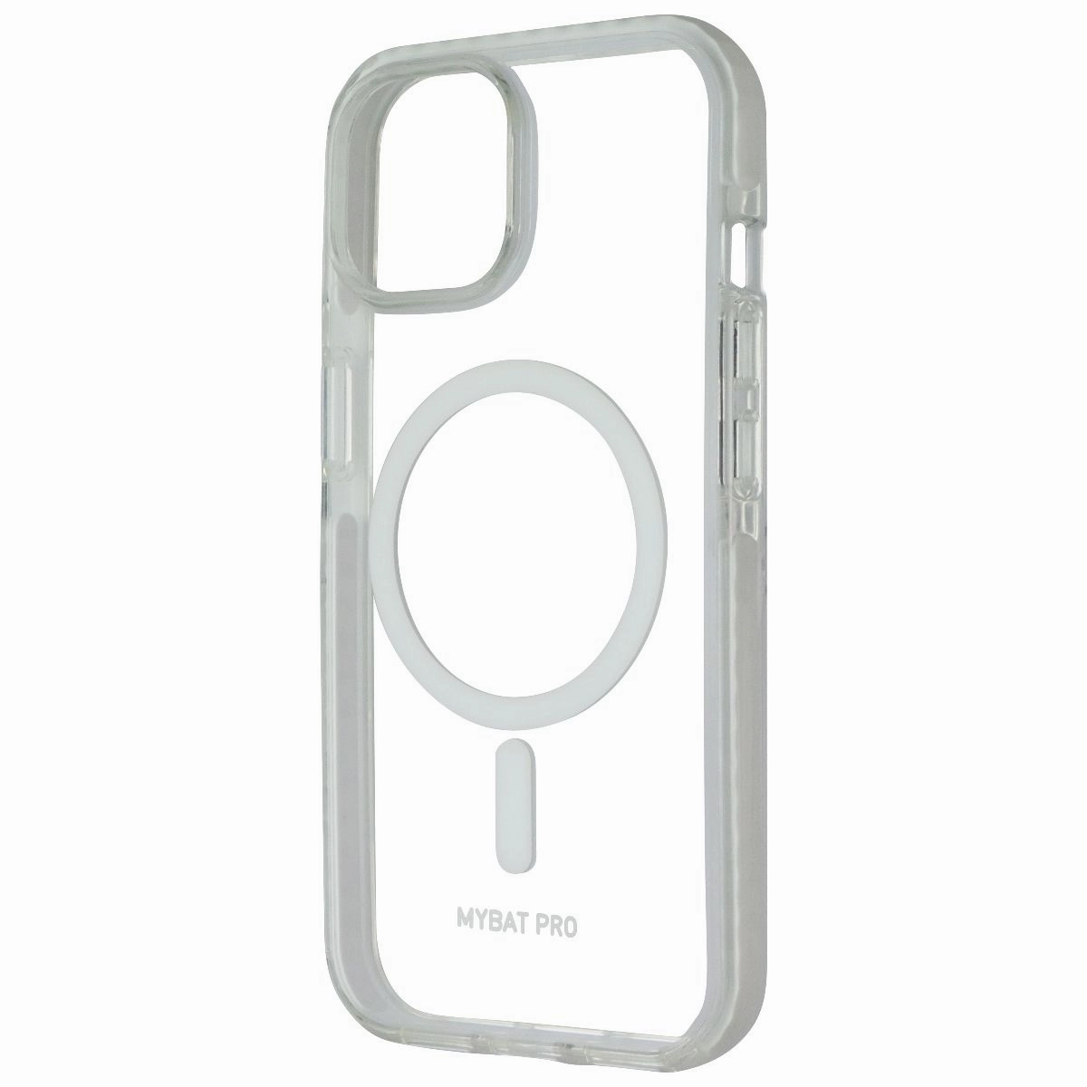 MyBat Pro Vivid Series Case for MagSafe for Apple iPhone 15 - Clear/White Classic Texture