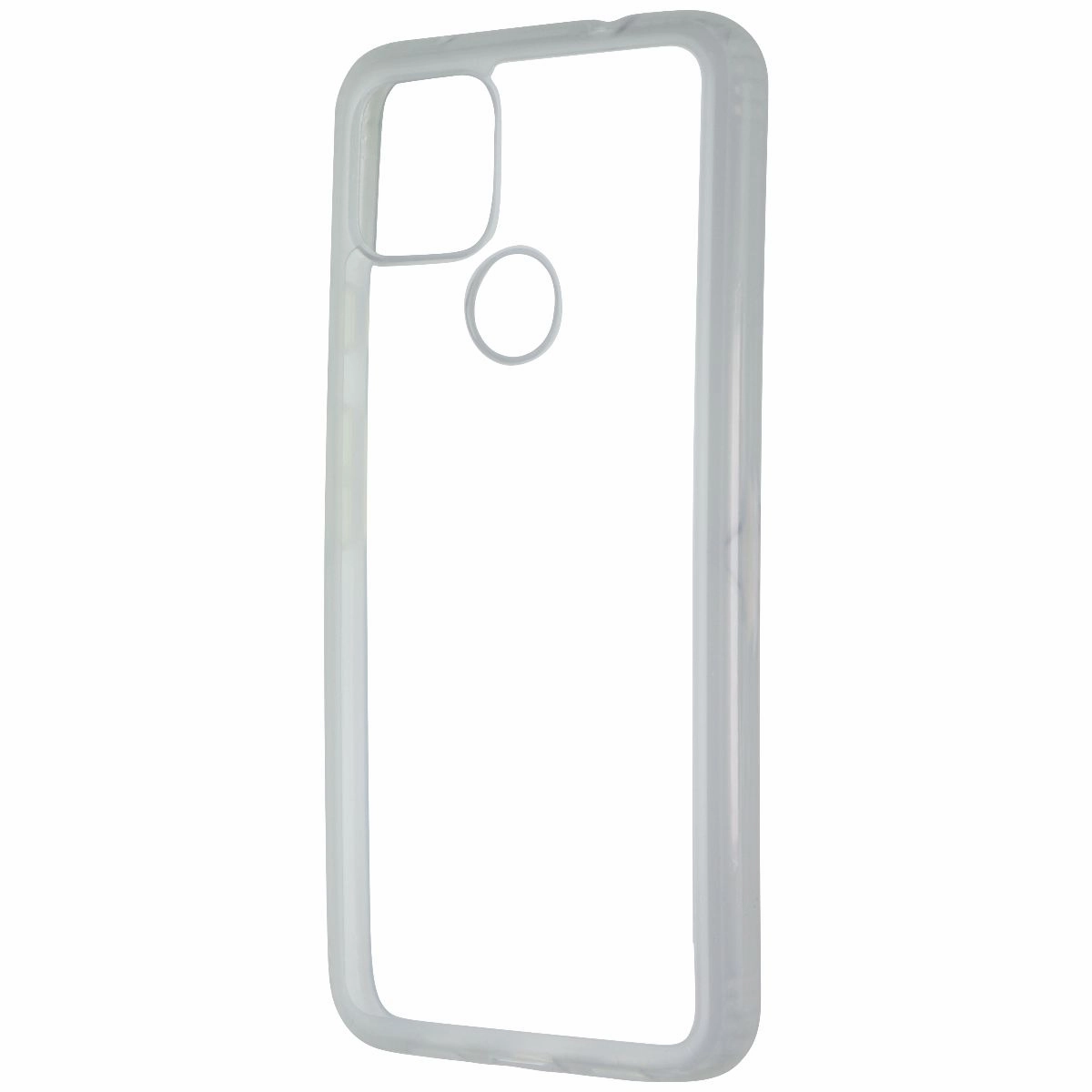 Handheld device Polished Texture Design Tech21 EvoClear Series Case for Google Pixel 4A 5G - Clear