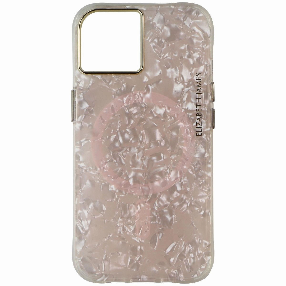 Raised Edges Comfort Fit Elizabeth James Case for MagSafe for iPhone 14/13 - Rose Acetate