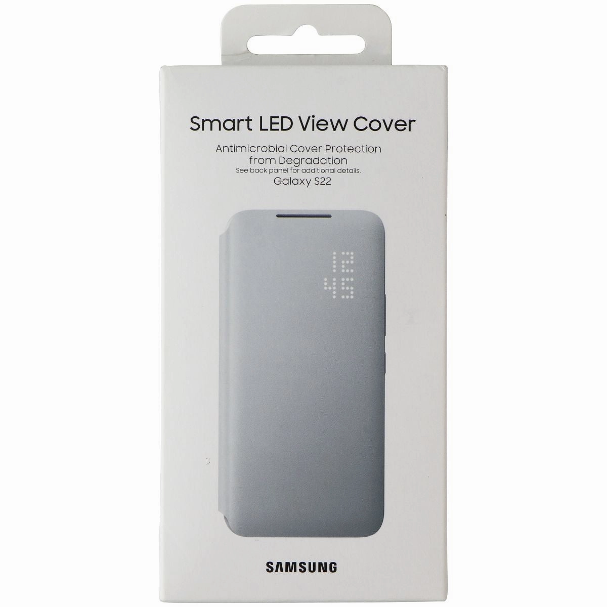 Sleek Edge Samsung Electronics Smart LED View Cover for Samsung Galaxy S22 - Light Gray