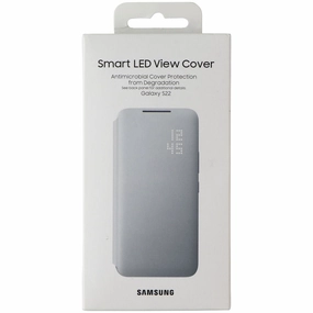 Sleek Edge Samsung Electronics Smart LED View Cover for Samsung Galaxy S22 - Light Gray