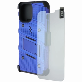 ZIZO Bolt Series Case / Screen /Holster for Apple iPhone 13 Pro Max - Blue Slim Protection Protective Shell