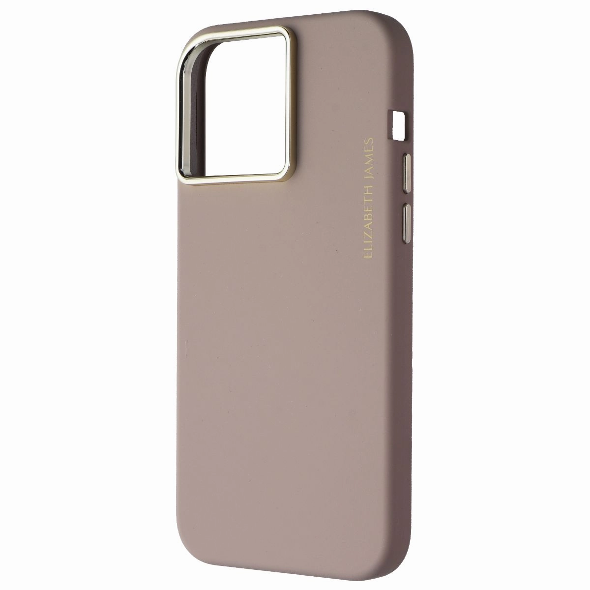 Elizabeth James Silicone Case with MagSafe for iPhone 15 Pro Max - Taupe Protective Form Texture Daily Grip