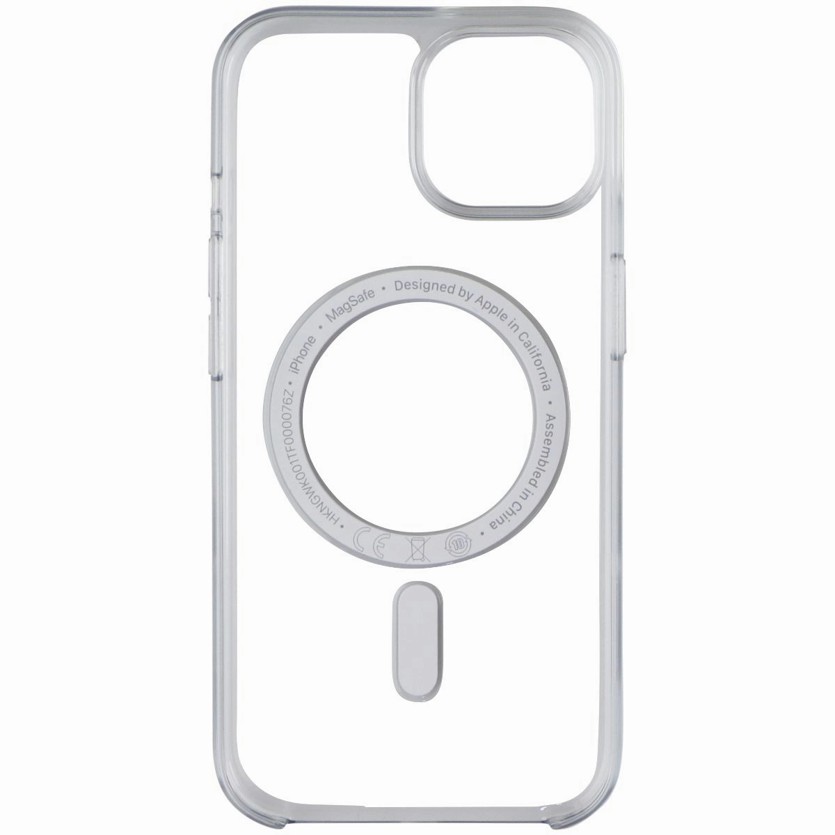 Smooth Layer Texture Apple Official Clear Case for MagSafe for iPhone 15 - Clear (MT203ZM/A)