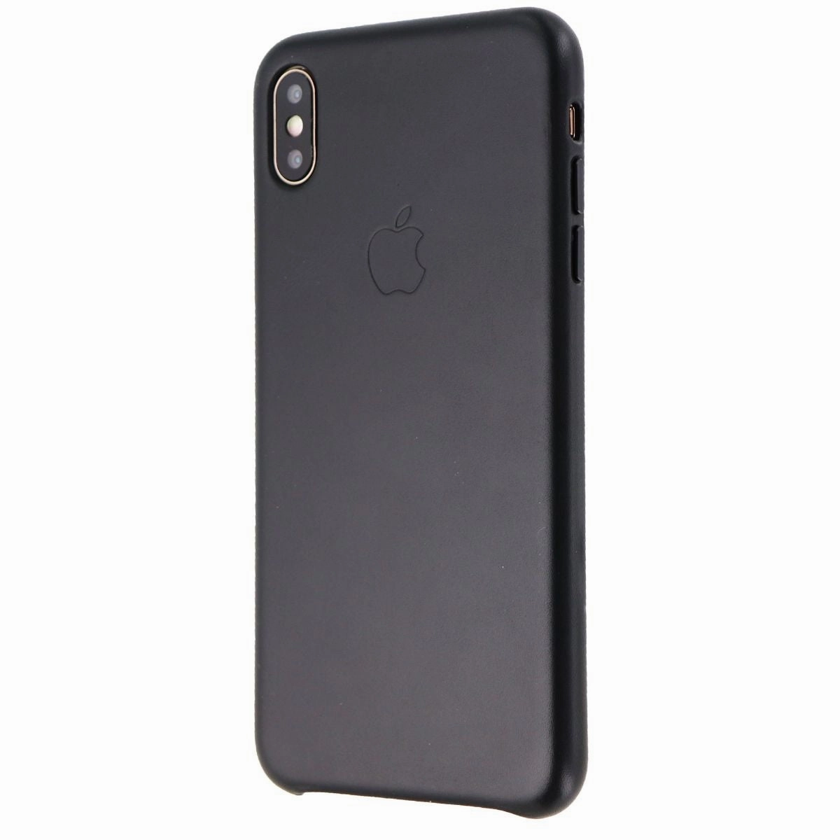 Rugged Surface Comfort Edge Texture Official Apple Leather Case for Apple iPhone Xs Max - Black (MRWT2ZM/A)