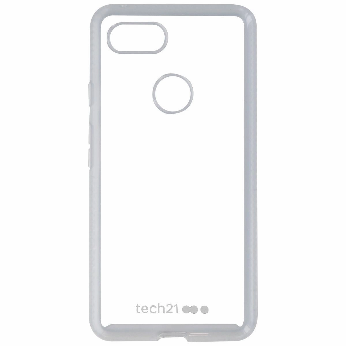 Soft Edging Modern Aesthetic Tech21 Pure Clear Series Hybrid Case for Google Pixel 3 XL - Clear