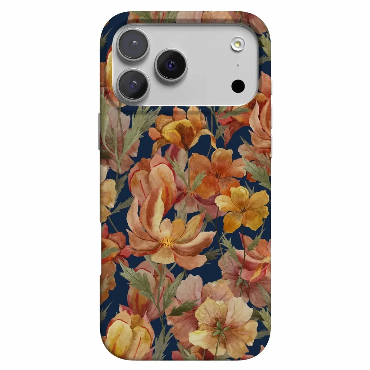 Durable Look High-End Detail Fallen Gold | Antique Floral Case