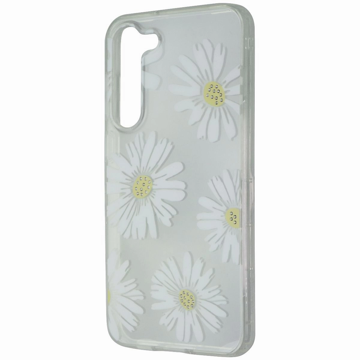 Modern Detail Light Frame MyBat Pro Mood Series Case for Samsung Galaxy S23  (Plus) - Happy (Clear/Daisy)