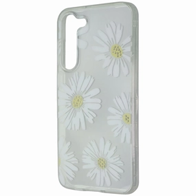 Modern Detail Light Frame MyBat Pro Mood Series Case for Samsung Galaxy S23  (Plus) - Happy (Clear/Daisy)