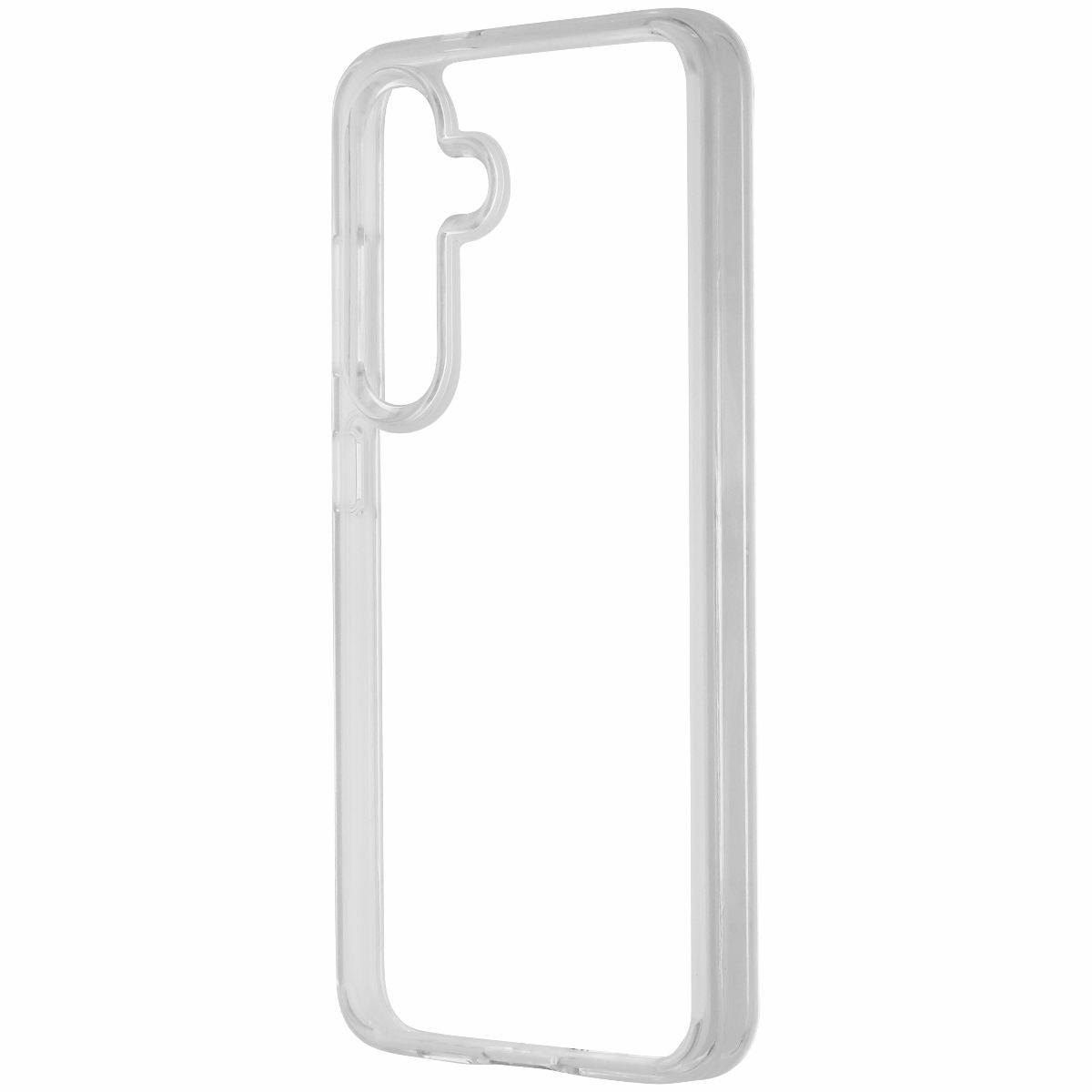 metal frame TUFF8 Hardshell Case for Samsung Galaxy S24 Smartphones - Clear
