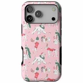 Winter Woofs | Holiday Dog Case Flexible Grip Form Premium Craft