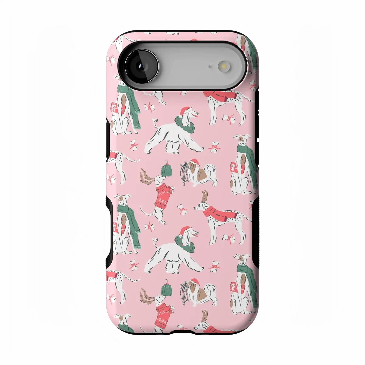 Durable Build Smooth Touch Winter Woofs | Holiday Dog Case