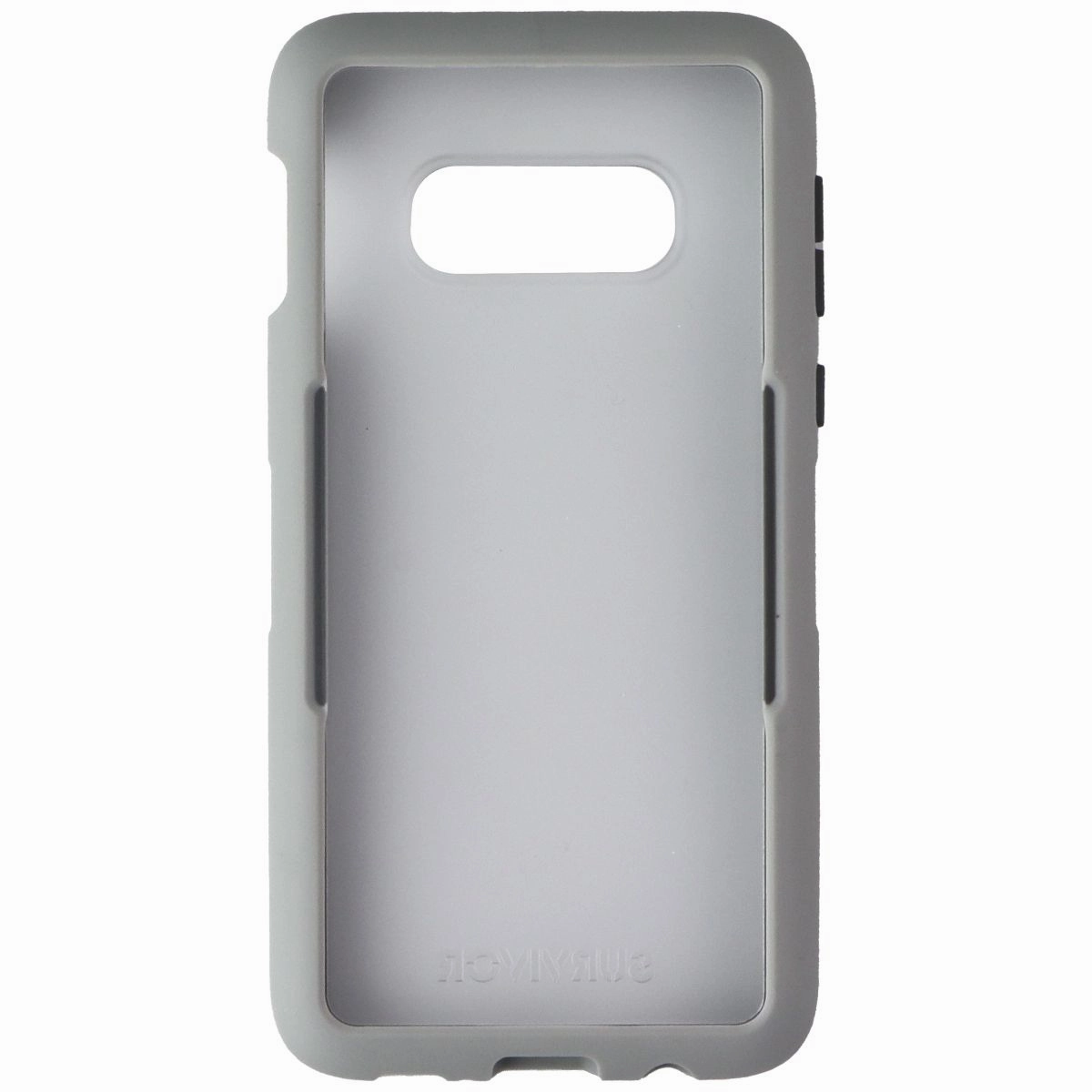 Griffin Survivor Endurance Series Case for Samsung Galaxy S10e - Light Gray/Gray Metal Texture Slim Profiled