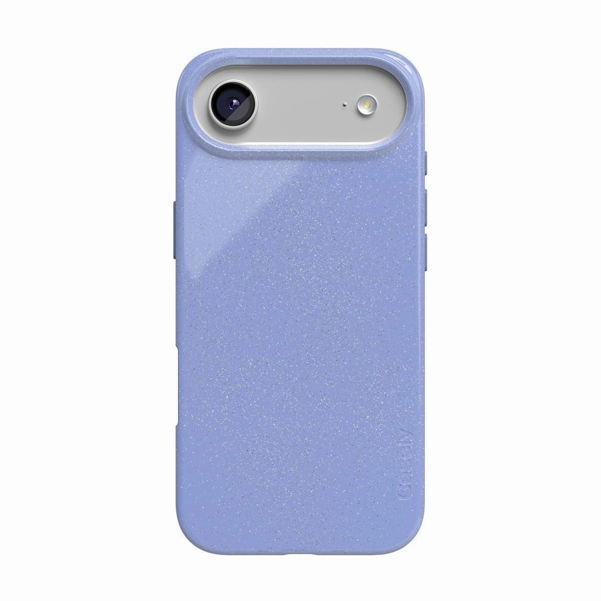 Elegant Pattern Matte Texture Surface First Light | Periwinkle Pastel Shimmer Case