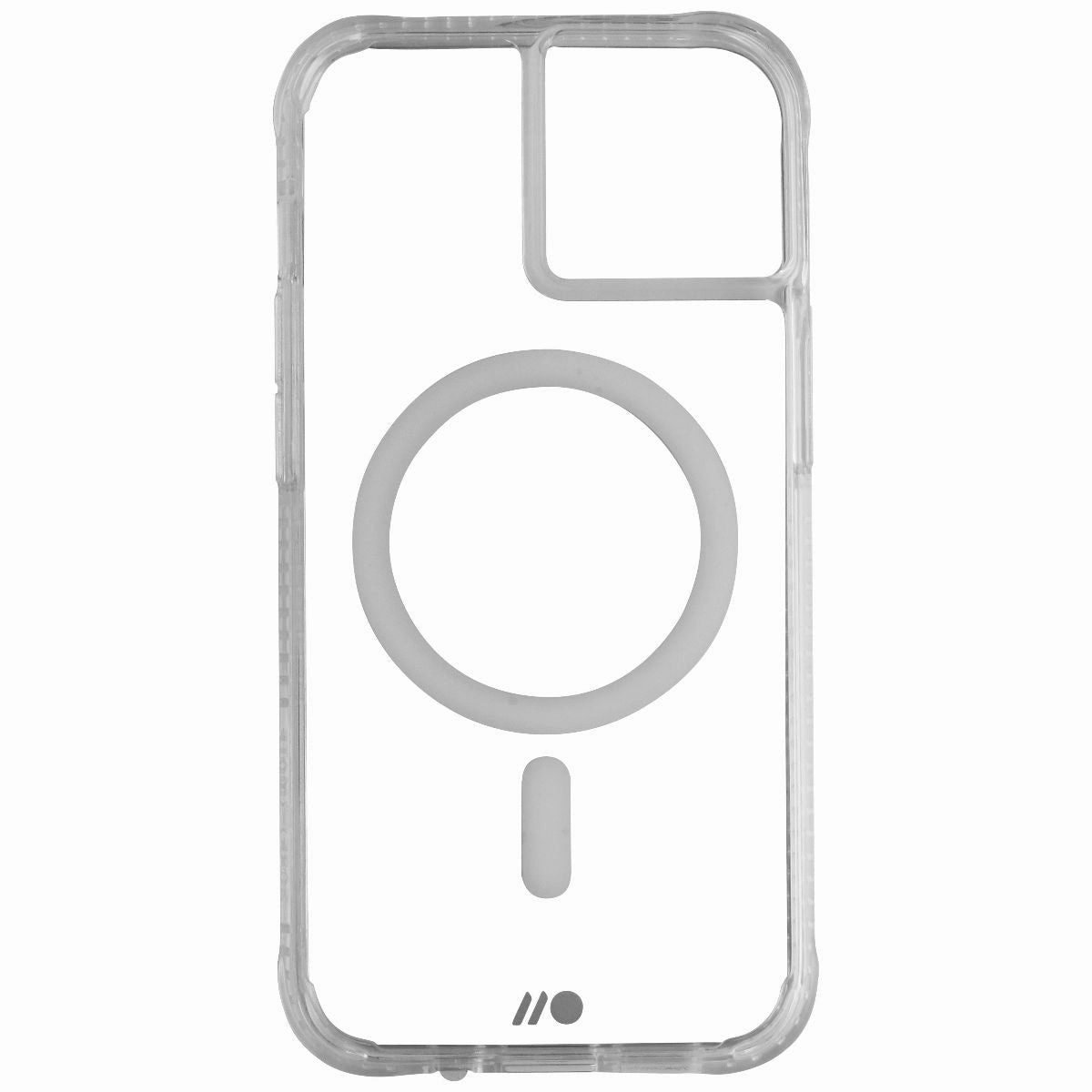 Matte Look Classic Grip Case-Mate Tough Clear Plus Case for MagSafe for Apple iPhone 13 - Clear