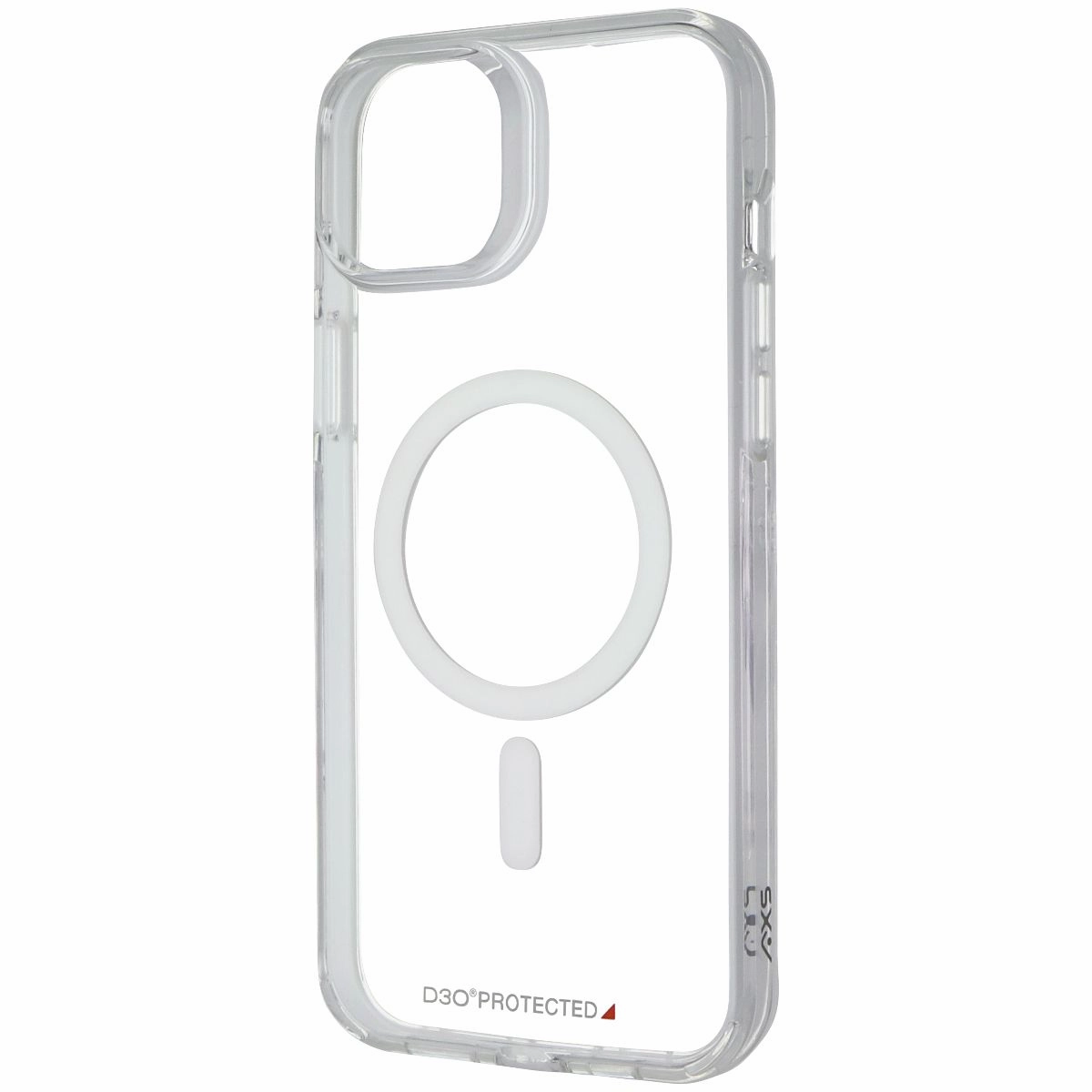 AXS Crystal Shield Slim Hybrid Case for MagSafe for iPhone 15 Plus - Clear Durable Edge Texture Smooth Texture