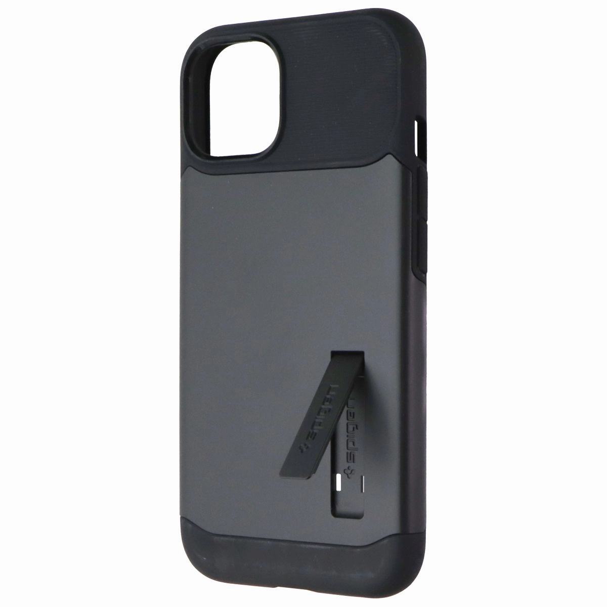 Elegant Touch Hybrid Look Spigen Slim Armor Series Case with Kickstand for Apple iPhone 14 - Black