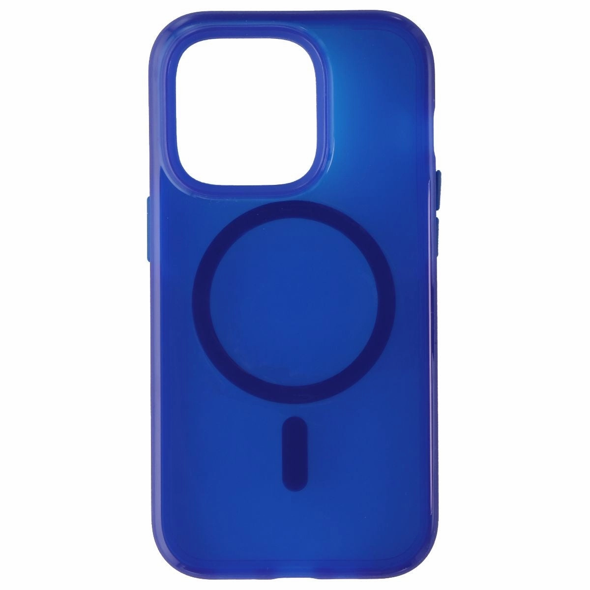 Tech21 EvoCheck Series Gel Case for MAGSAFE for Apple iPhone 14 Pro - Blue Printed Artwork Rugged Outline