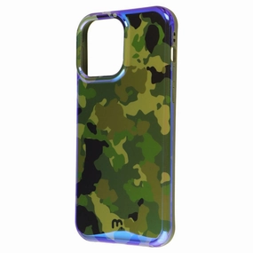 MyBat Pro Chic Series Case for Apple iPhone 14 Pro Max - Iridescent Desert Camo Hybrid Texture Design