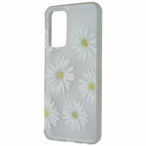 Mybat Pro Mood Series Case for Samsung Galaxy A23 5G - Happy (Clear/Daisy) Casual Texture