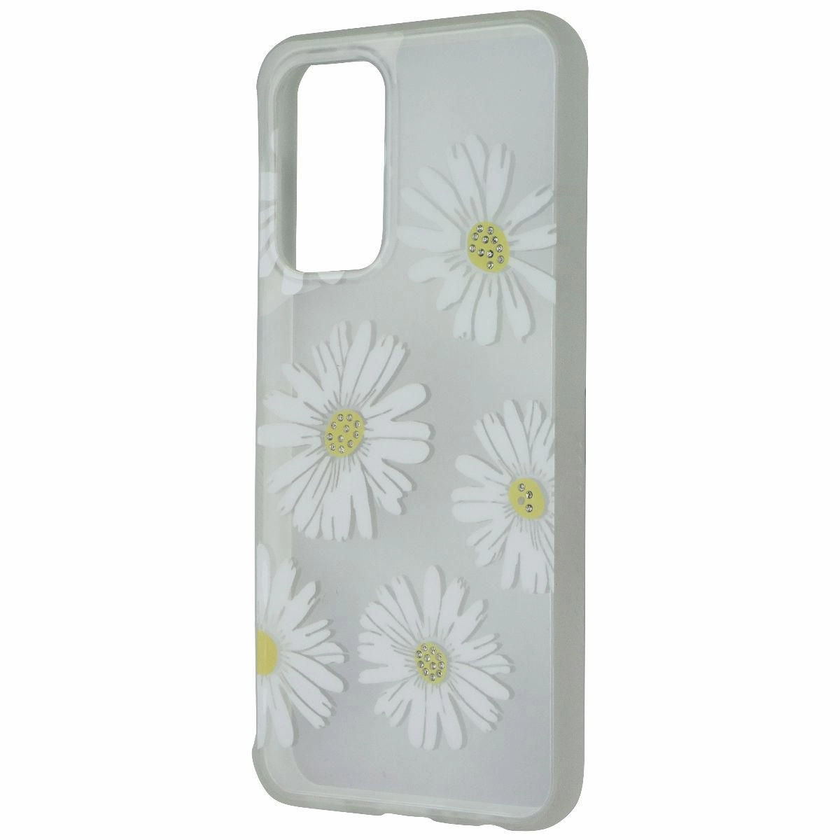 Mybat Pro Mood Series Case for Samsung Galaxy A23 5G - Happy (Clear/Daisy) Casual Texture