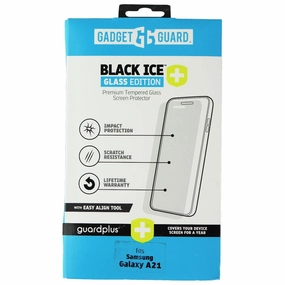 HD Clarity Shield Gadget Guard Black Ice  (Plus) Glass Edition for Samsung Galaxy A21 - Clear
