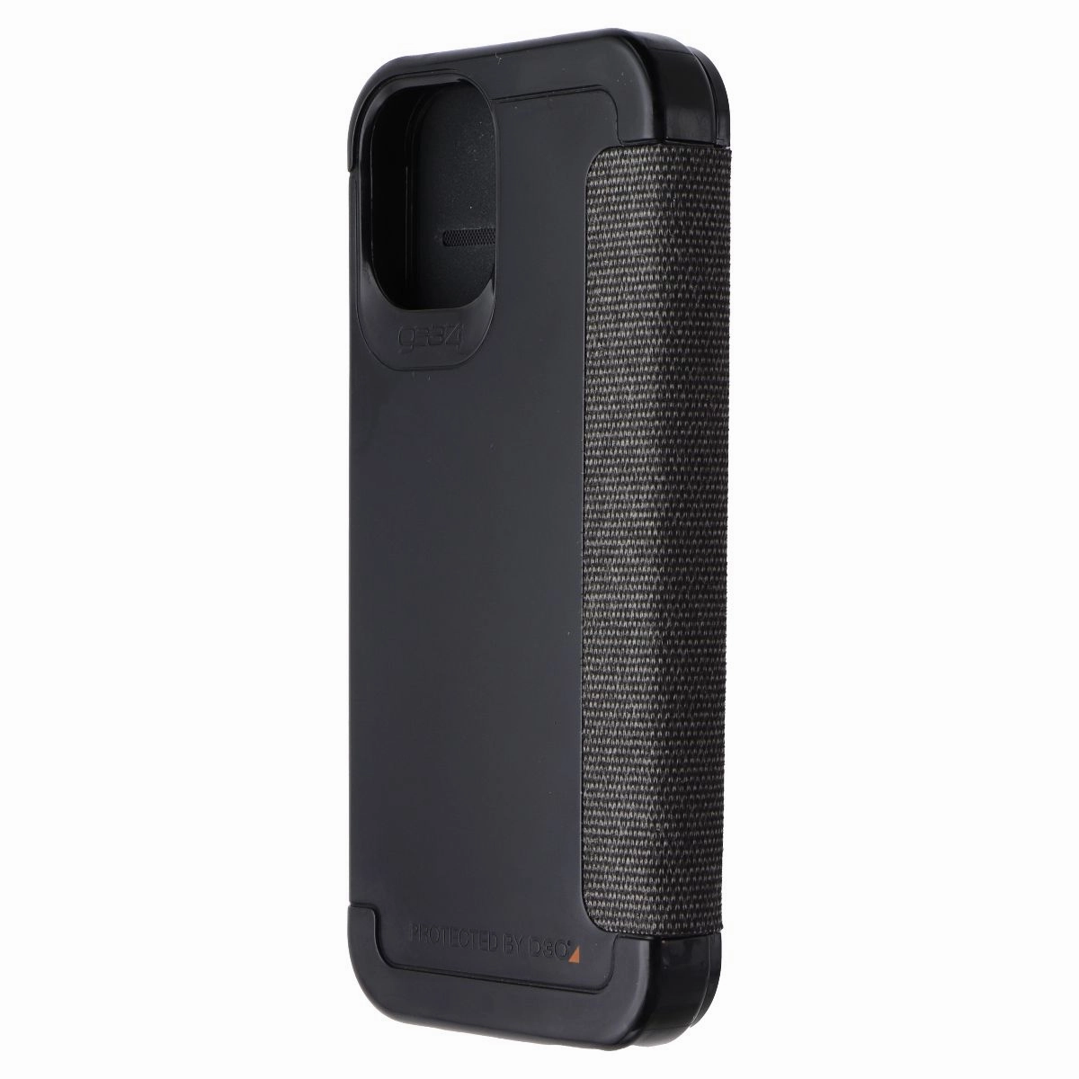 Gear4 Wembley Flip Folio Case for Apple iPhone 12 mini - Black Hybrid Material Comfort grip design