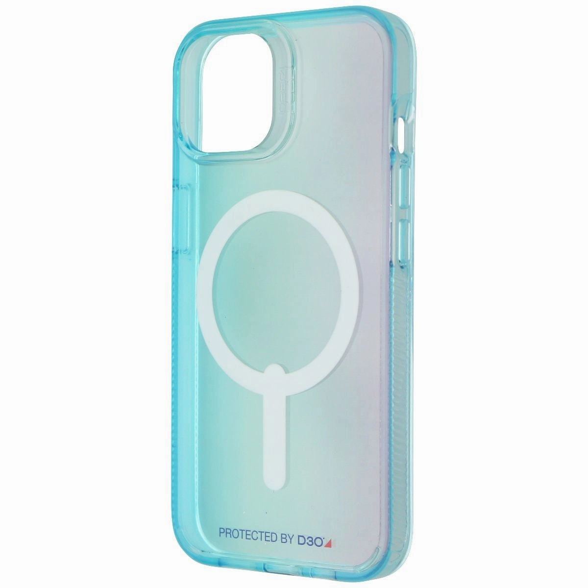Gear4 ZAGG Milan Snap Case for MagSafe for iPhone 14 - Aurora Ombre Blue Matte Texture Layer Fashion Accent