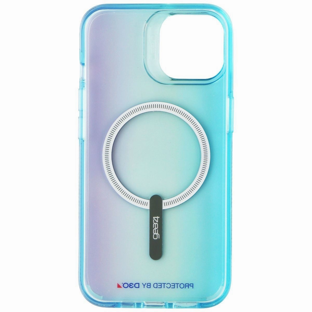 Soft Edging Grip Texture Gear4 ZAGG Milan Snap Case for MagSafe for iPhone 14 - Aurora Ombre Blue