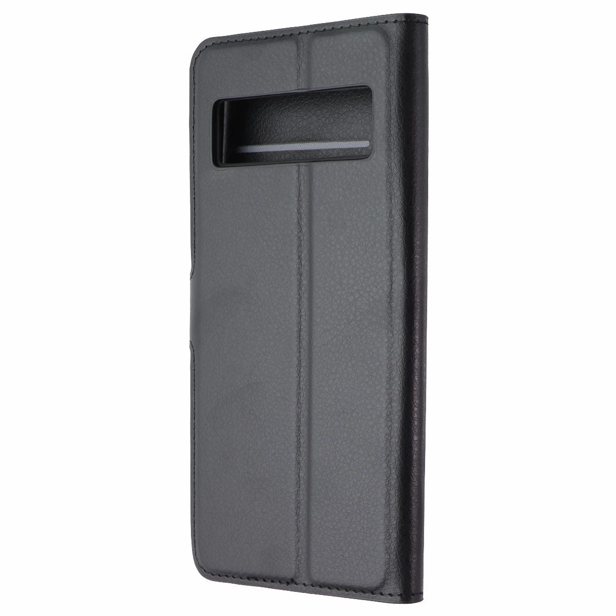 Durable Build Texture Protective Design Layer Generic Faux Leather Folio Case for Google Pixel 7 Pro - Black