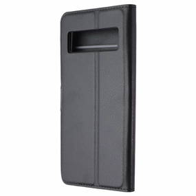 Durable Build Texture Protective Design Layer Generic Faux Leather Folio Case for Google Pixel 7 Pro - Black