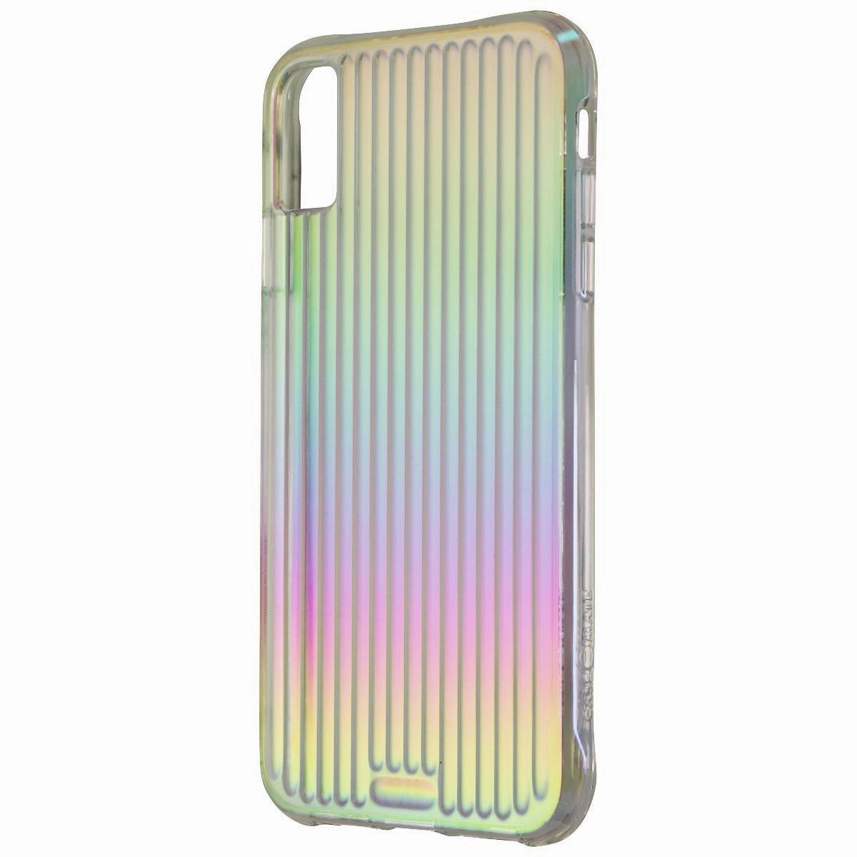 Case-Mate Tough Groove Series Hard Case for Apple iPhone Xs Max - Iridescent Comfort Build