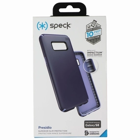 Speck Presidio Series Case for Samsung Galaxy S8 - Marine Blue/Twilight Blue Simple Texture