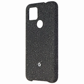High Durability Protective Lining Google Official Fabric Case for Google Pixel 4a 5G - Basically Black