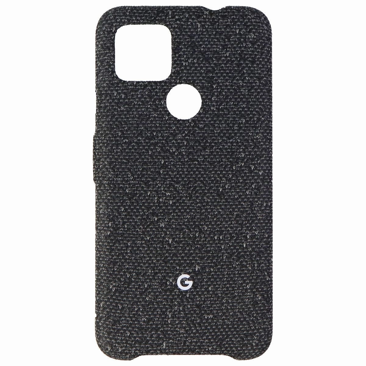 Google Official Fabric Case for Google Pixel 4a 5G - Basically Black Durable Texture Finish
