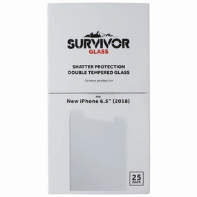office laptop screen guard premium accessory glass Griffin Survivor Glass Screen Protector for Apple iPhone XS Max - 25 Pack