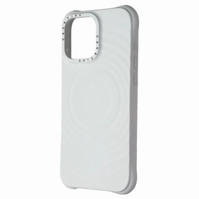 Durable Surface Casetify Ripple Case for MagSafe for Apple iPhone 16 Pro Max - White