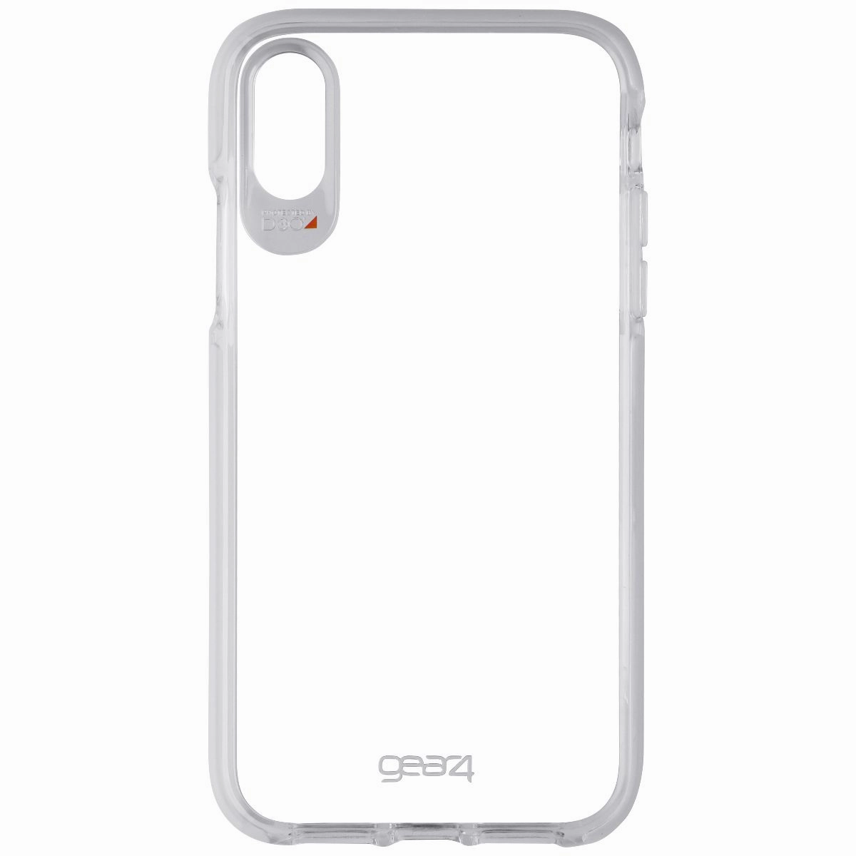 ZAGG GEAR4 Piccadilly Series Case for iPhone XR - Clear/White Anti glare Hand Friendly