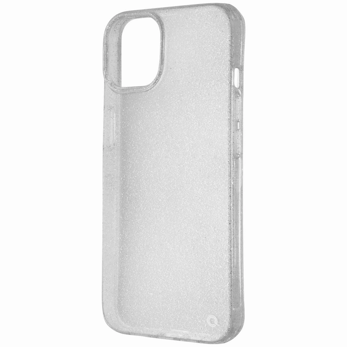 Quikcell Icon Series Case for Apple iPhone 14/iPhone 13 - Silver Shimmer Polished Surface Texture Light Shield