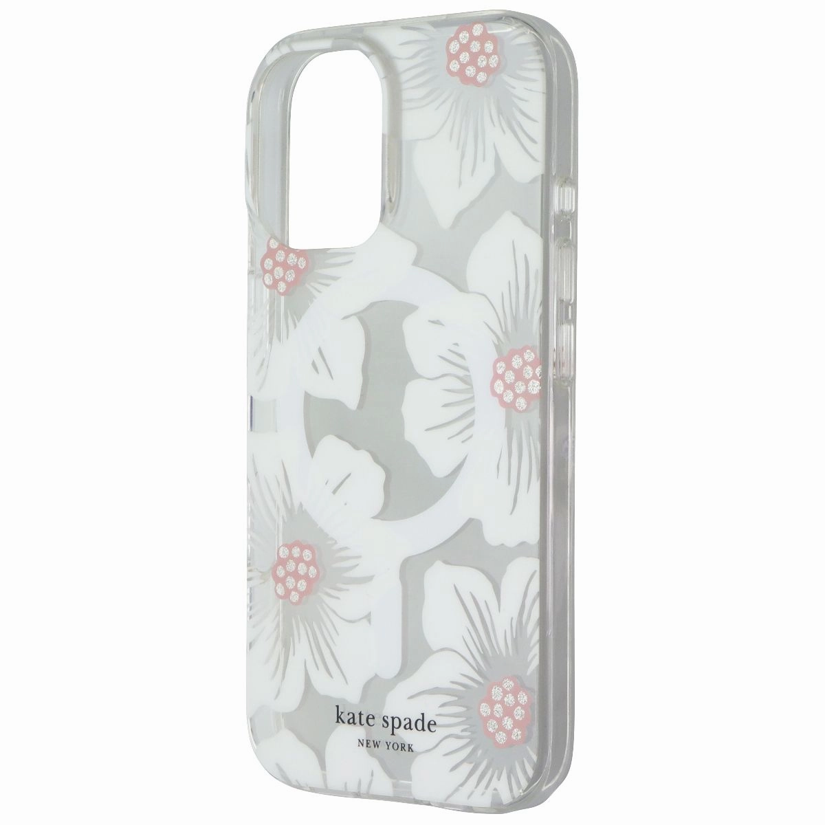 Everyday Protection Stylish Detail Layer Kate Spade Protective Case for MagSafe for Apple iPhone 16 - Hollyhock Floral