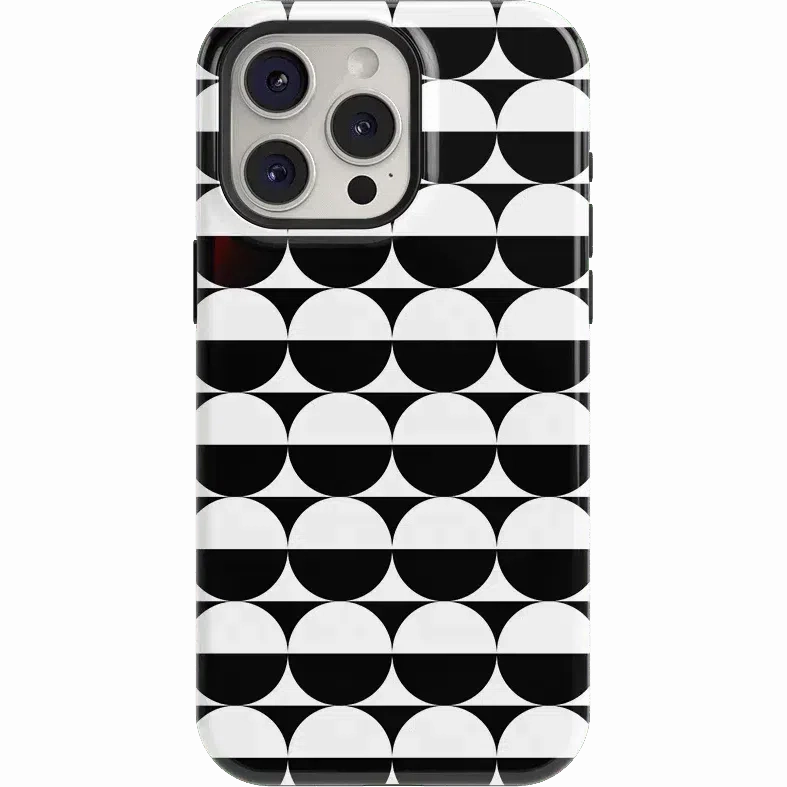 Half Moon | High Contrast Design Case Modern Look