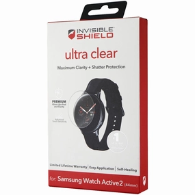 perfect screen fit ZAGG Ultra Clear Screen Protector for Samsung Watch Active2 (44mm)