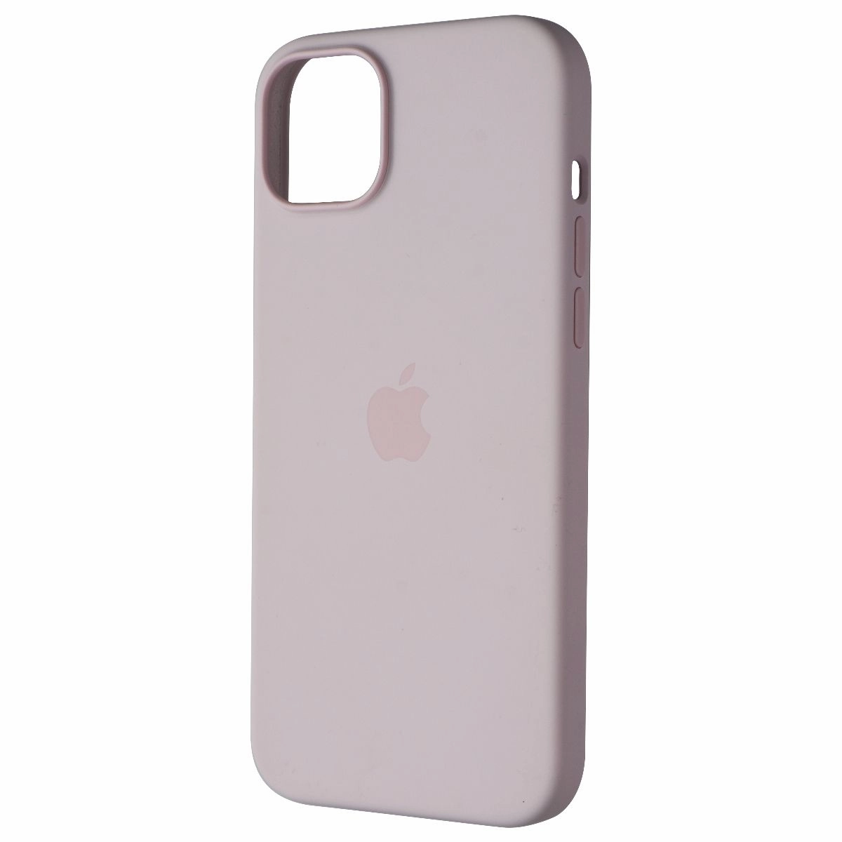 Classic Style Modern Surface Design Apple Silicone Case for MagSafe for Apple iPhone 15 Plus - Light Pink