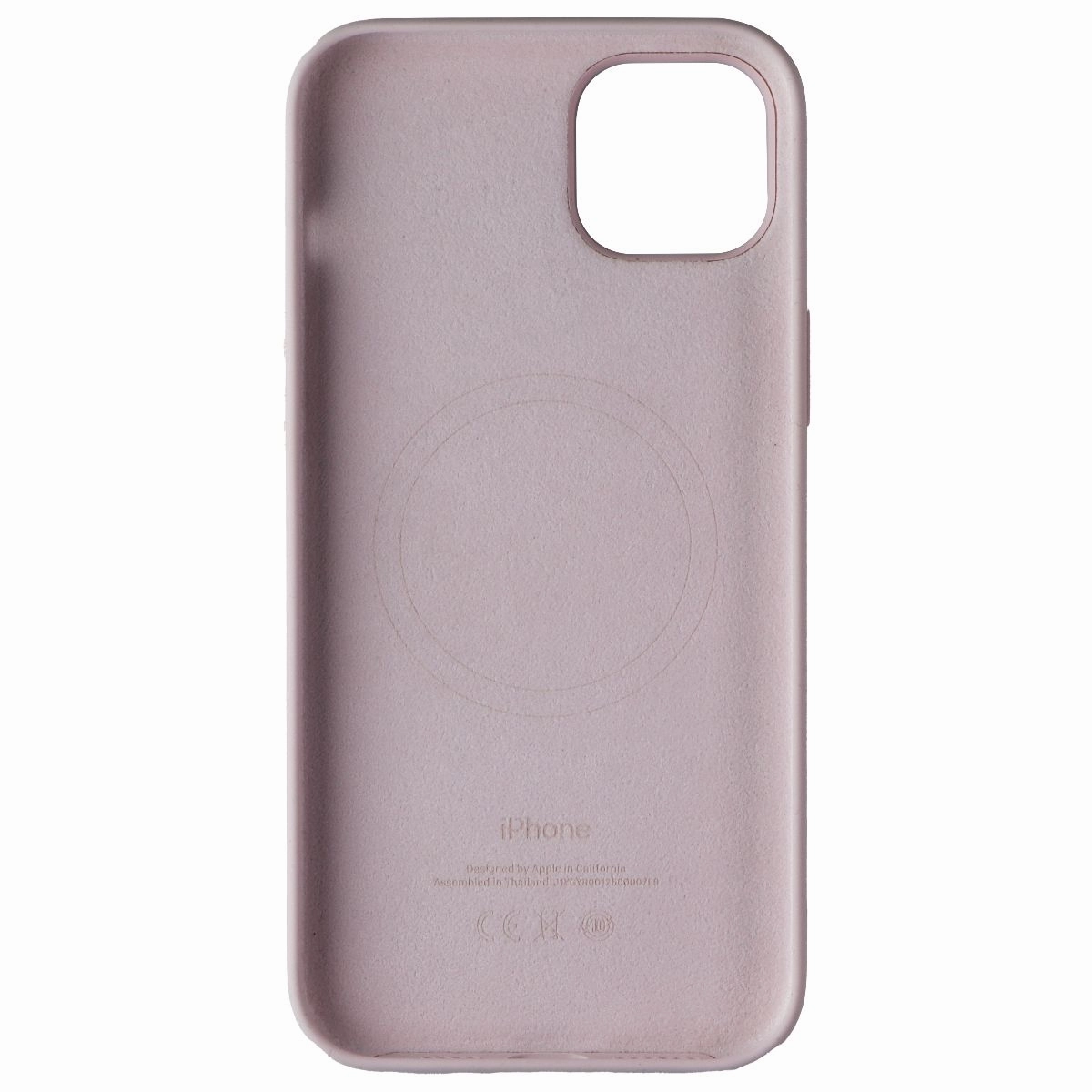 Office Accessory Lightweight Feel Apple Silicone Case for MagSafe for Apple iPhone 15 Plus - Light Pink