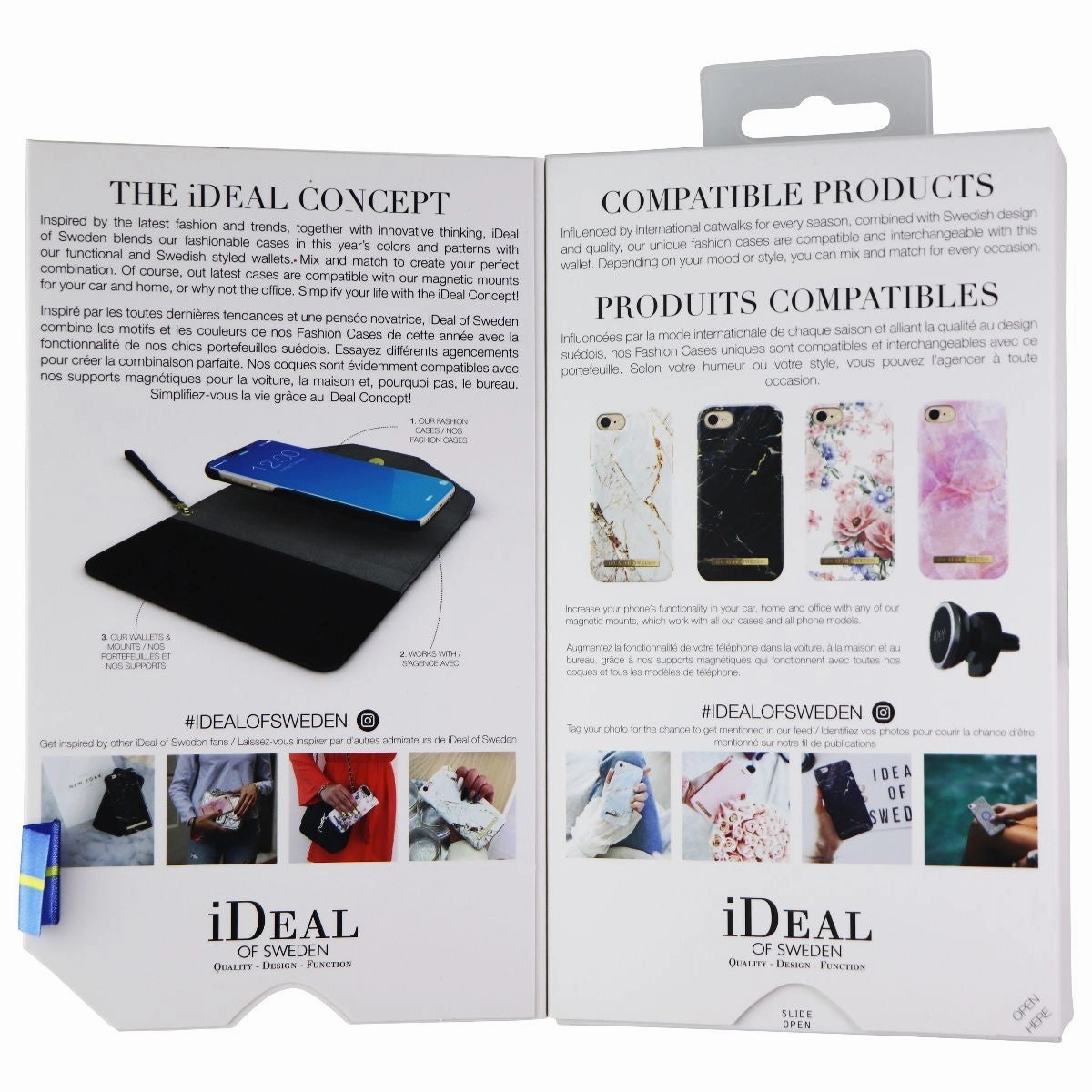 iDeal of Sweden Mayfair Clutch Wallet Case for Apple iPhone Xs/X - Black Anti glare