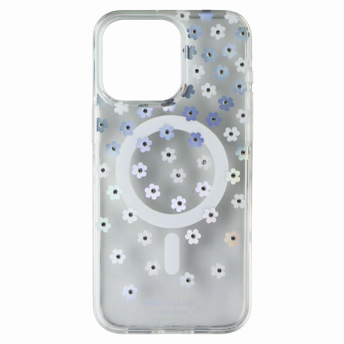 Soft Protection Edge Kate Spade Protective Case for MagSafe for iPhone 15 Pro Max - Scattered Flowers