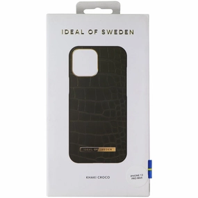 iDeal of Sweden Atelier Case for iPhone 13 Pro Max - Khaki Croco Portable Case