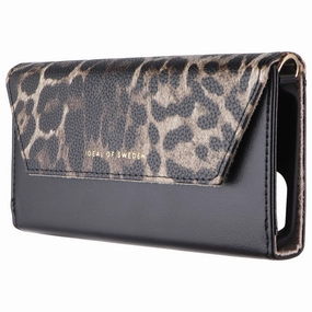 Classic Style iDeal of Sweden Cassette Clutch for Apple iPhone 13 - Midnight Leopard