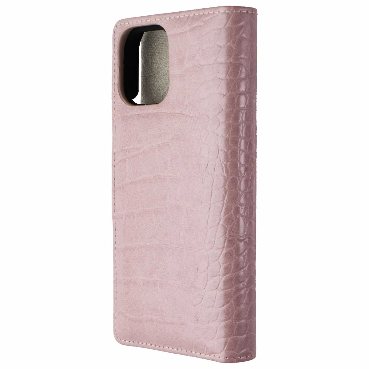 iDeal of Sweden Phone Wallet Case for Apple iPhone 12 and 12 Pro - Rose Croco Durable Look Classic Finish